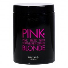 Masca pentru par blond, cu extract de capsune, Pink Blonde Profis 1000 ml